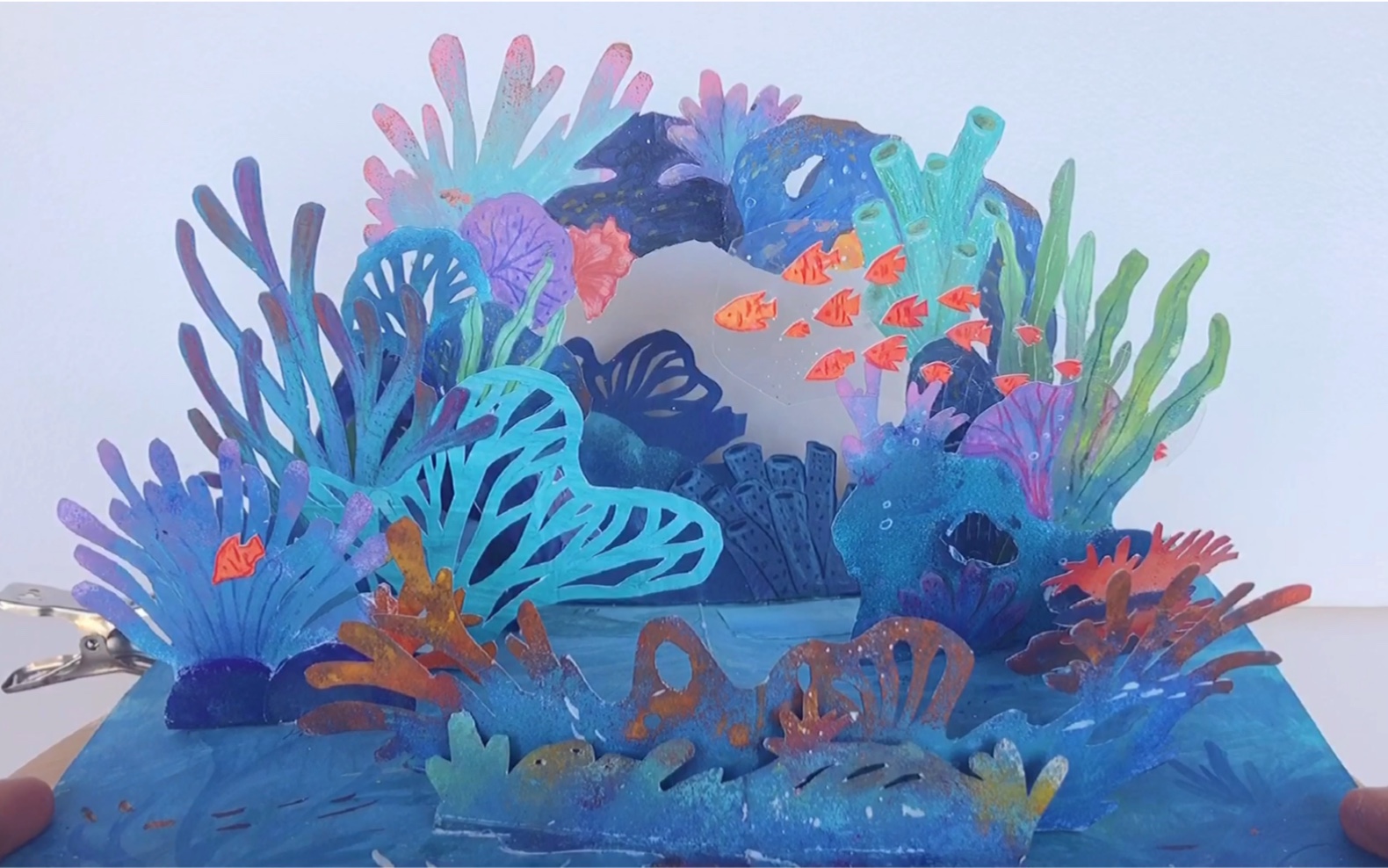 原创立体书海洋系列之梦幻珊瑚教程