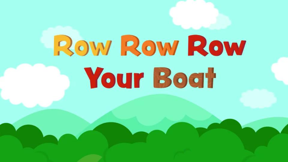 [图]英语启蒙儿歌 Row Row Row Your Boat 划呀划呀划小船儿歌 猫头鹰系列儿歌18