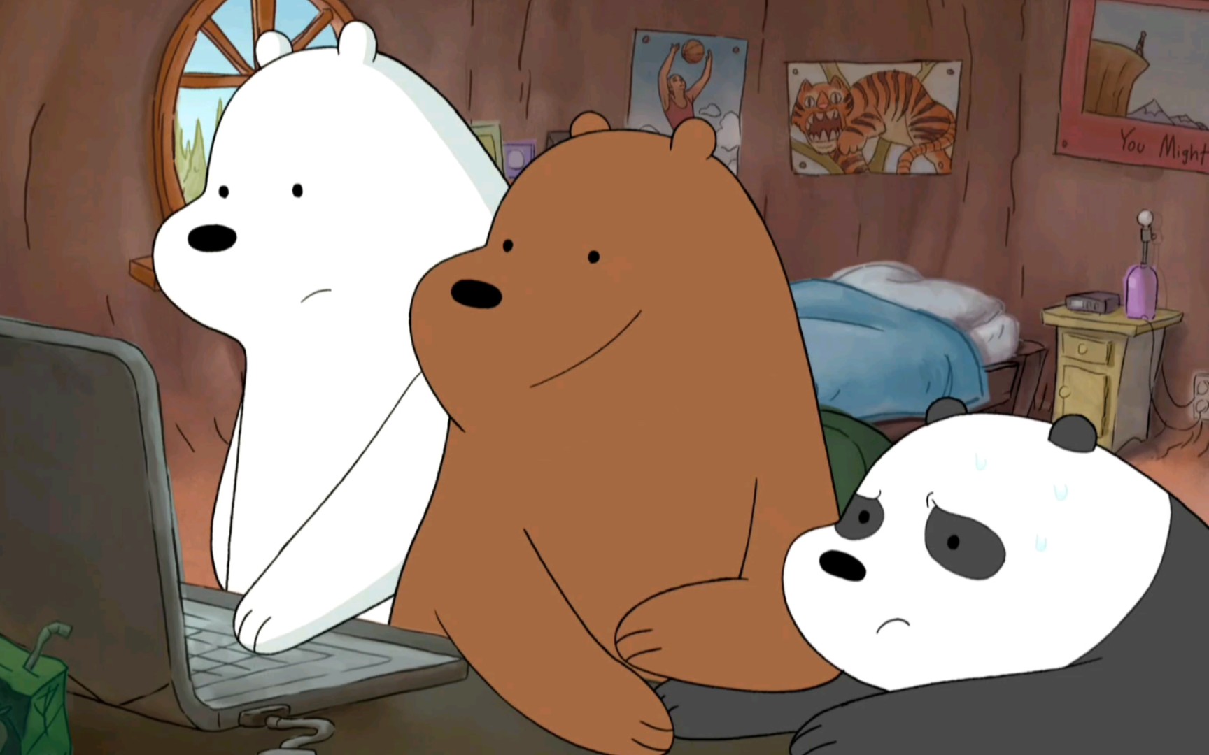 【看美剧动画学英语】咱们裸熊英文版第一季ep2:病毒视频 语境高效