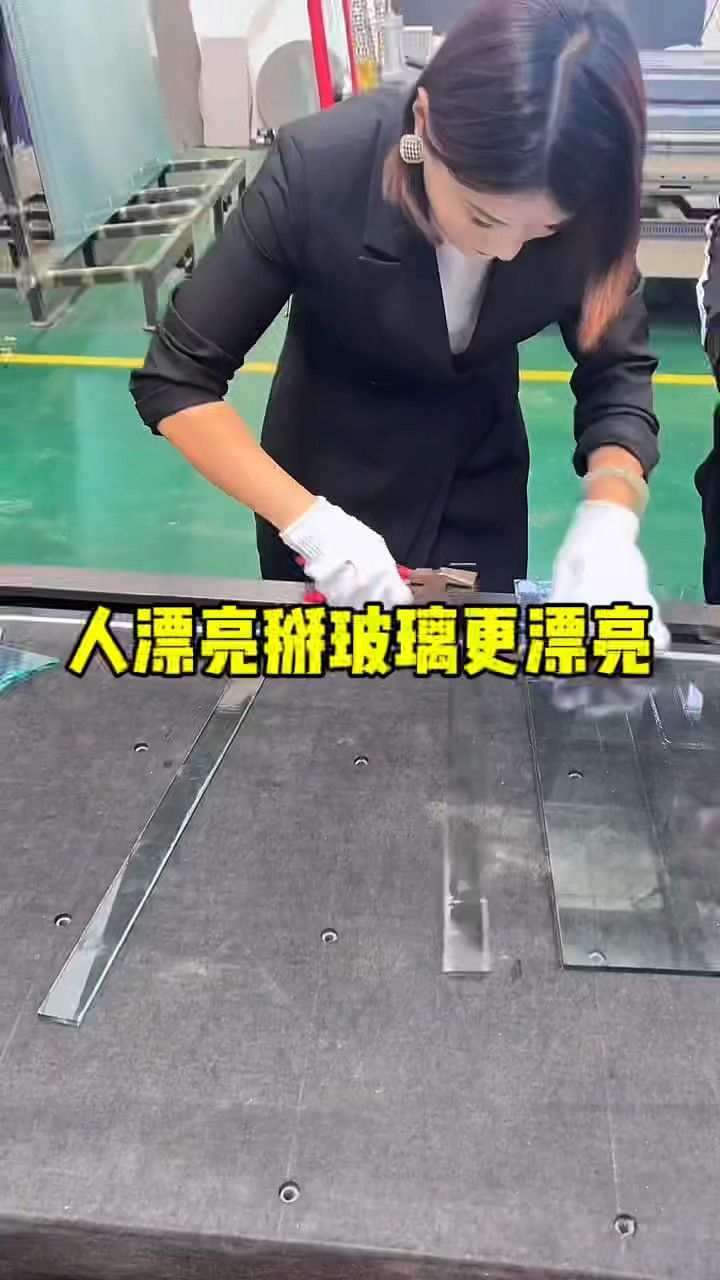 玻璃切割机手工排版图片