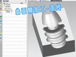 下载视频: 曲面精加工-流线
