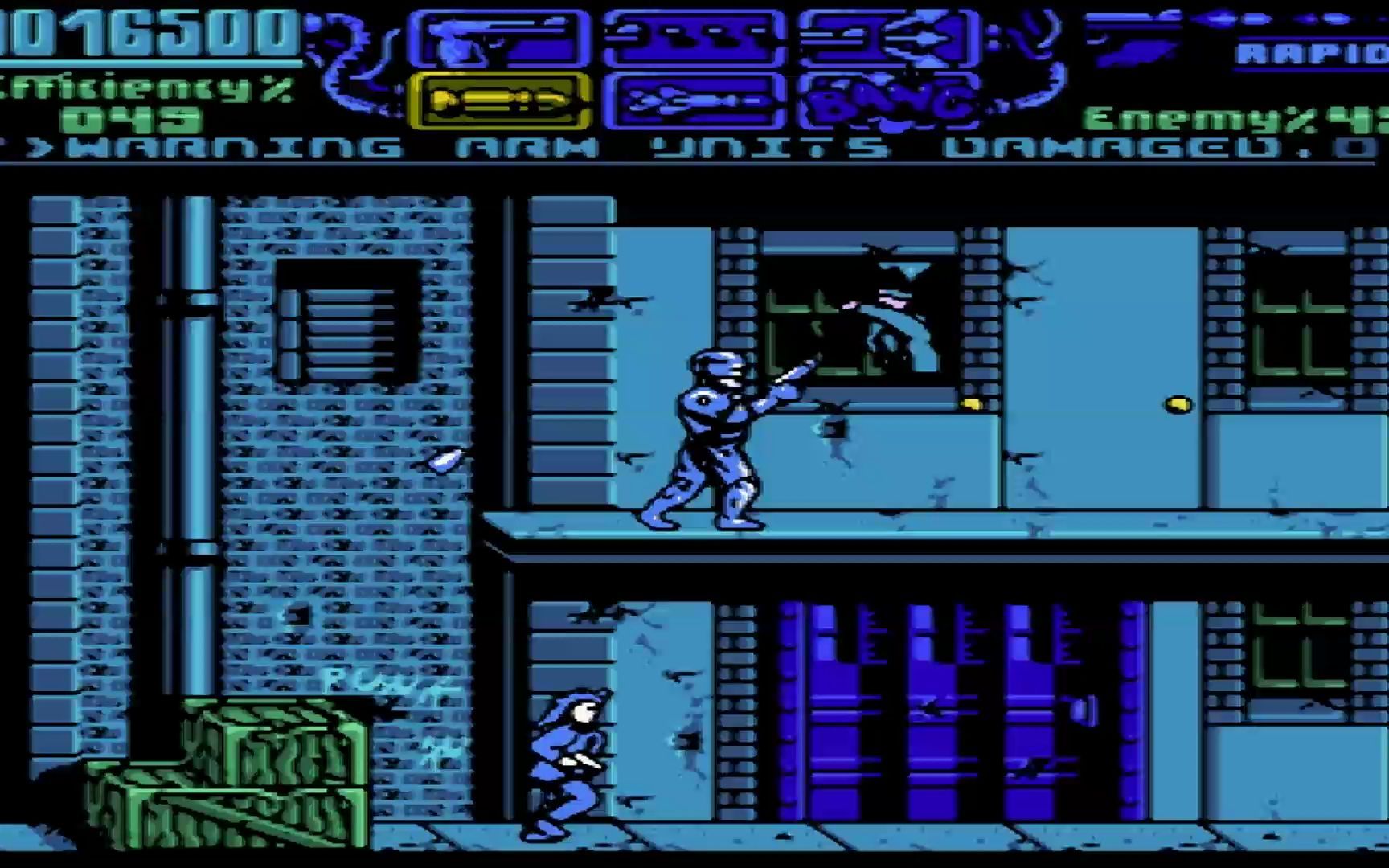 机械战警3 任天堂红白机fc游戏欣赏