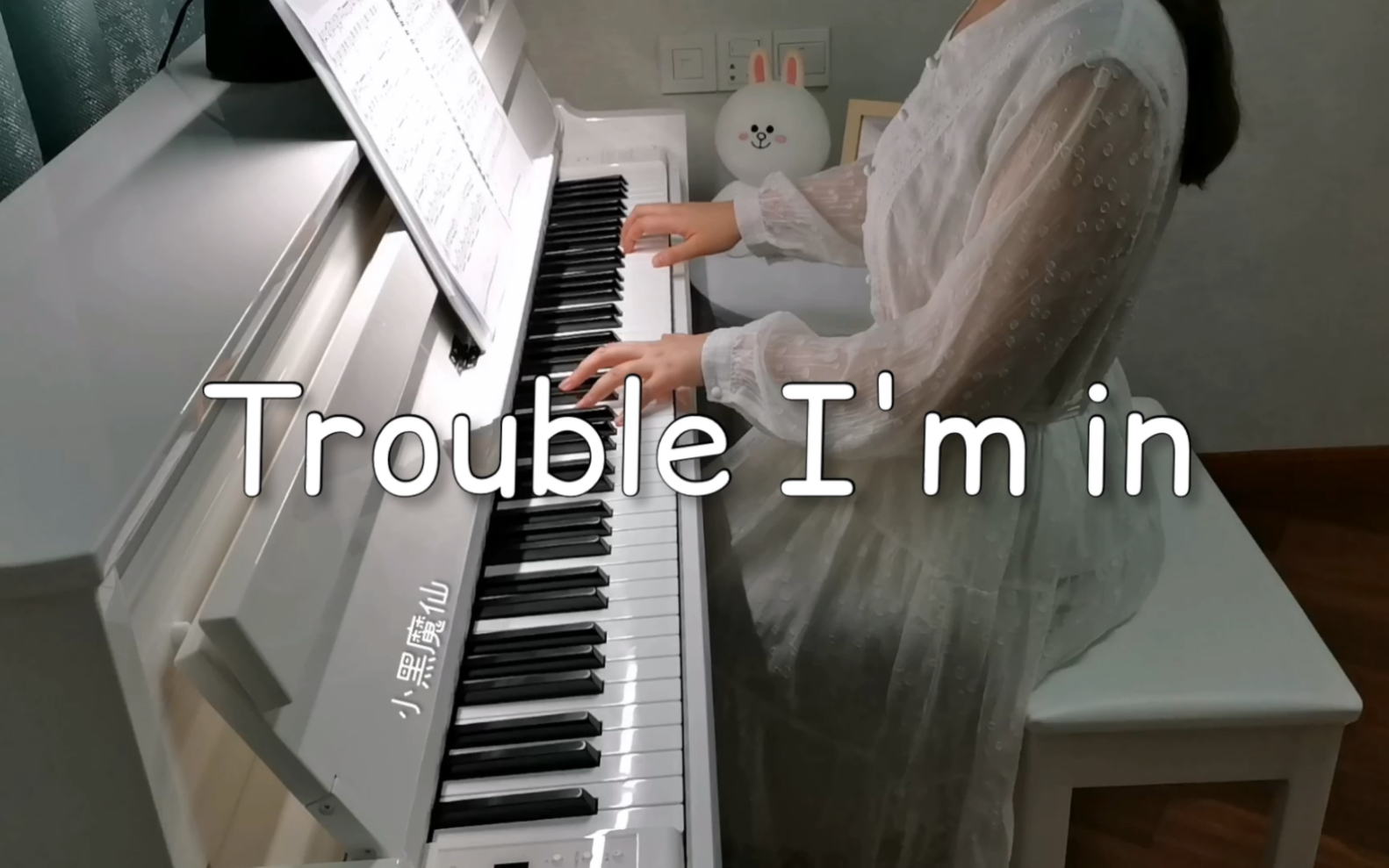 [图]【钢琴】《Trouble I'm in》Twinbed 宝藏英文歌