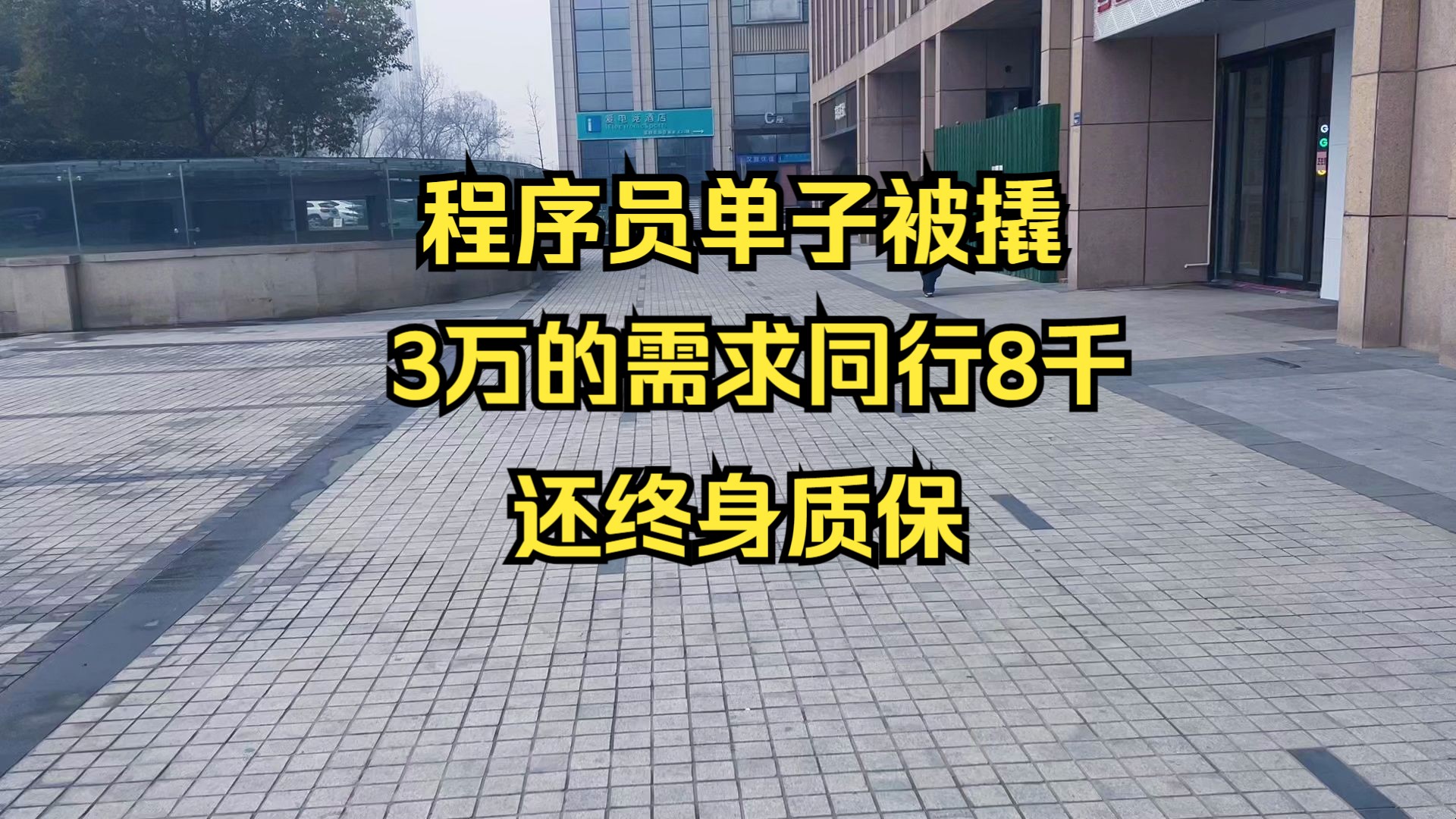 程序员单子被撬,3万的需求软开同行8千还终身维护哔哩哔哩bilibili