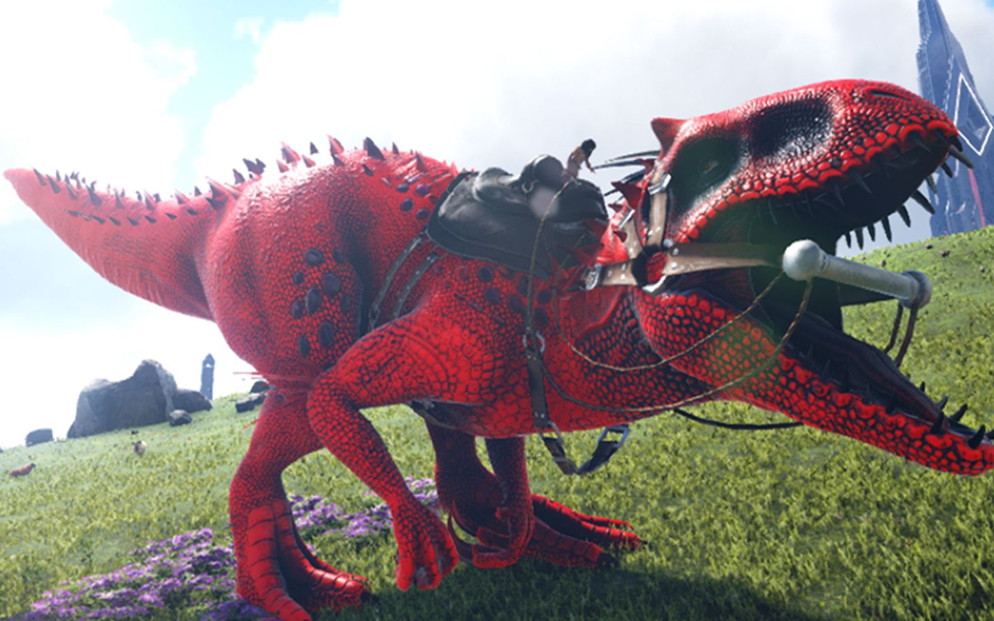 方舟生存进化普罗米修斯 78 一口毁灭一切的狂虐龙_哔哩哔哩_bilibili