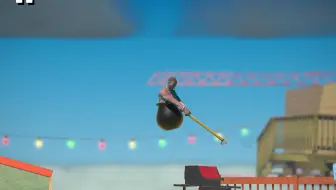 Getting Over It 第三十三次通关 向金壶进发吧 哔哩哔哩 Bilibili