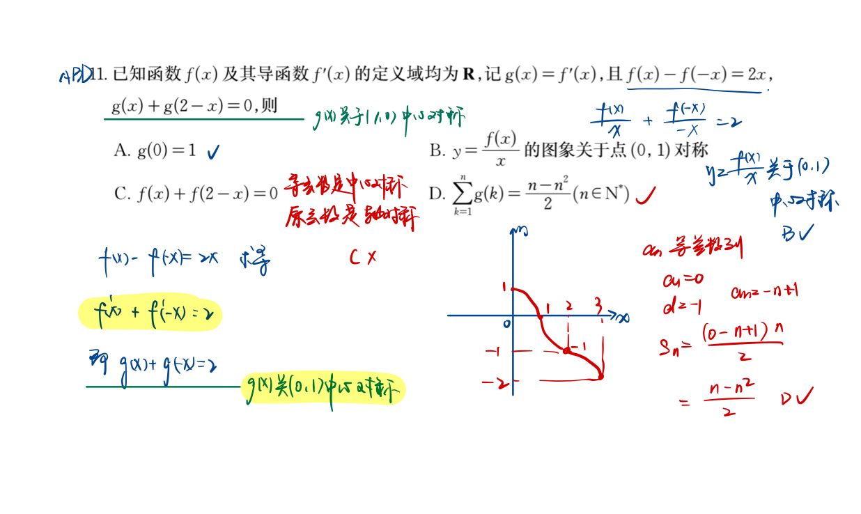 2024山东潍坊一模数学整卷解析——多选题部分哔哩哔哩bilibili