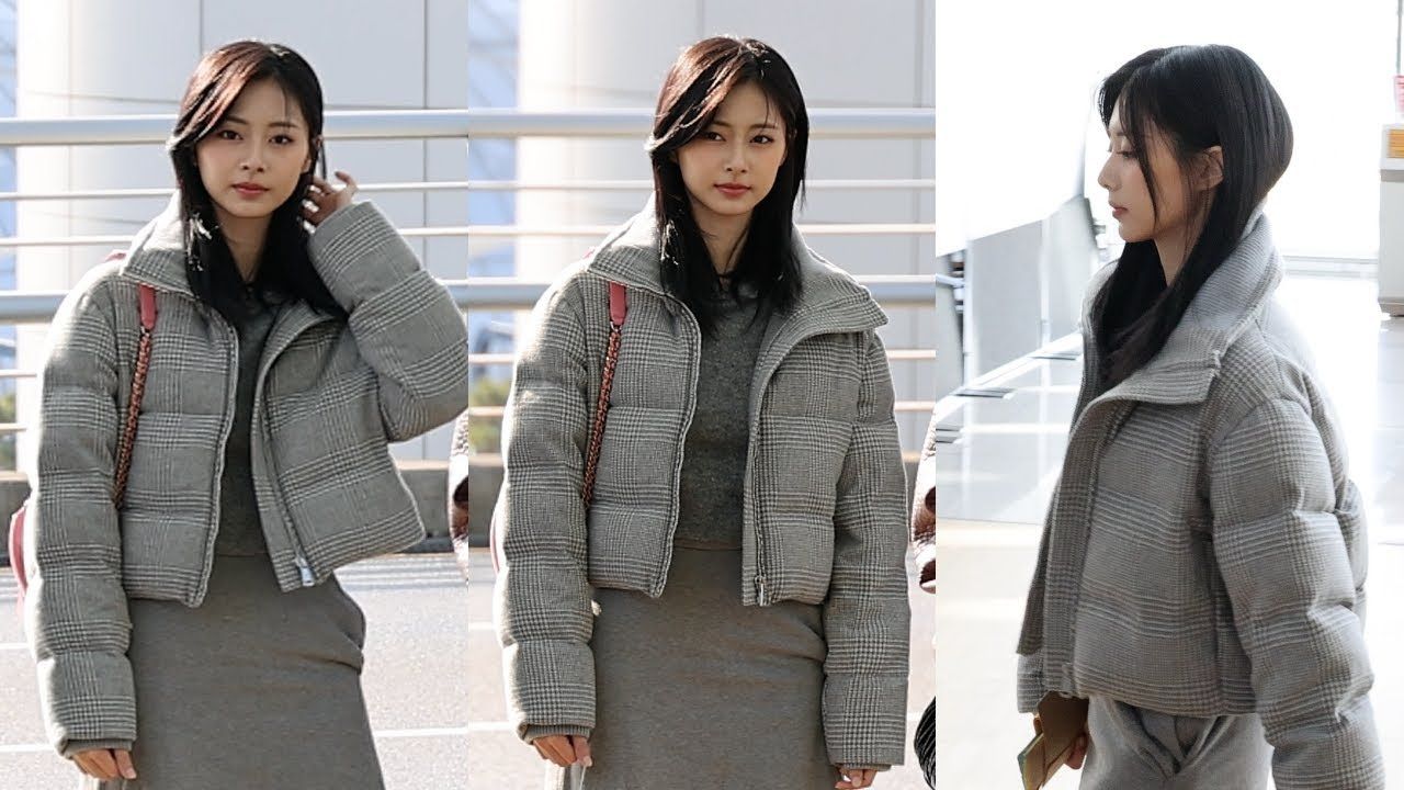 【twice】231226 子瑜04机场直拍97穿得暖暖的7015演唱会加油