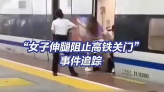 央视追踪“女子伸腿阻止高铁关门”事件