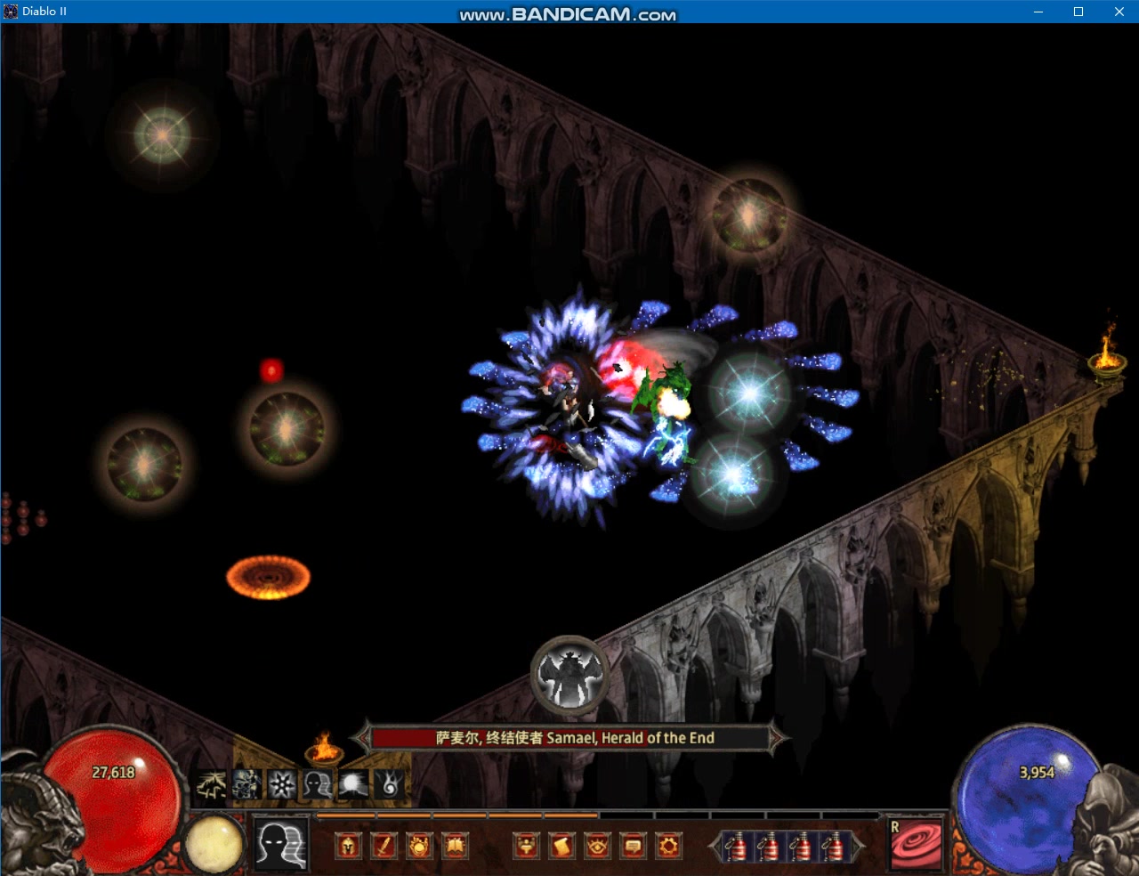 暗黑2魔电西格玛18黑冰刺客大战萨麦尔