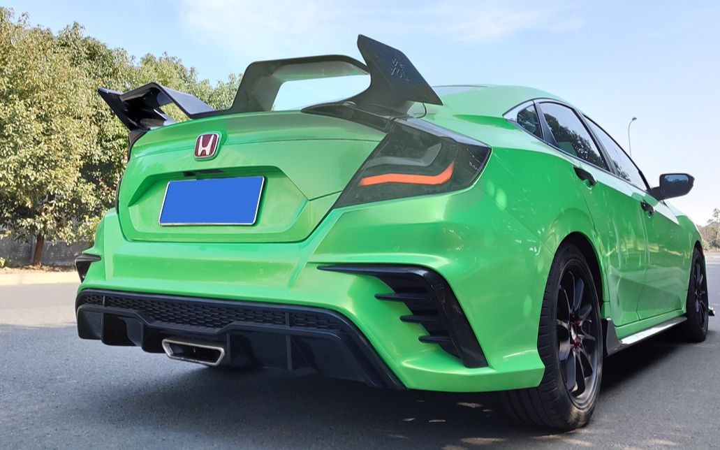 十代思域燃动版fc450中置排气运动包围套件