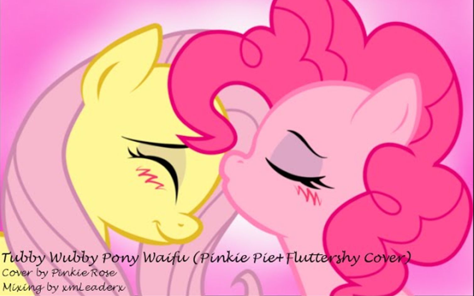 [图][Pinkie Rose/中英字幕]Tubby Wubby Pony Waifu (小蝶+萍琪)