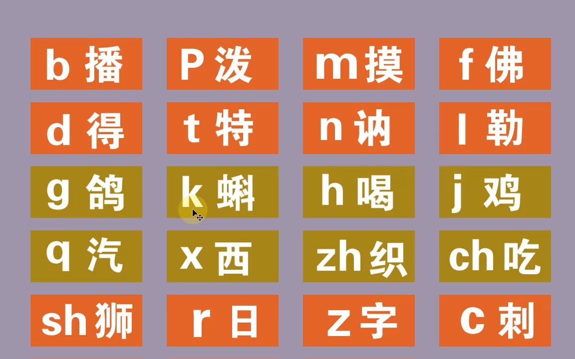 新手入门学汉字,识字,汉语拼音字母表26个字母哔哩哔哩bilibili