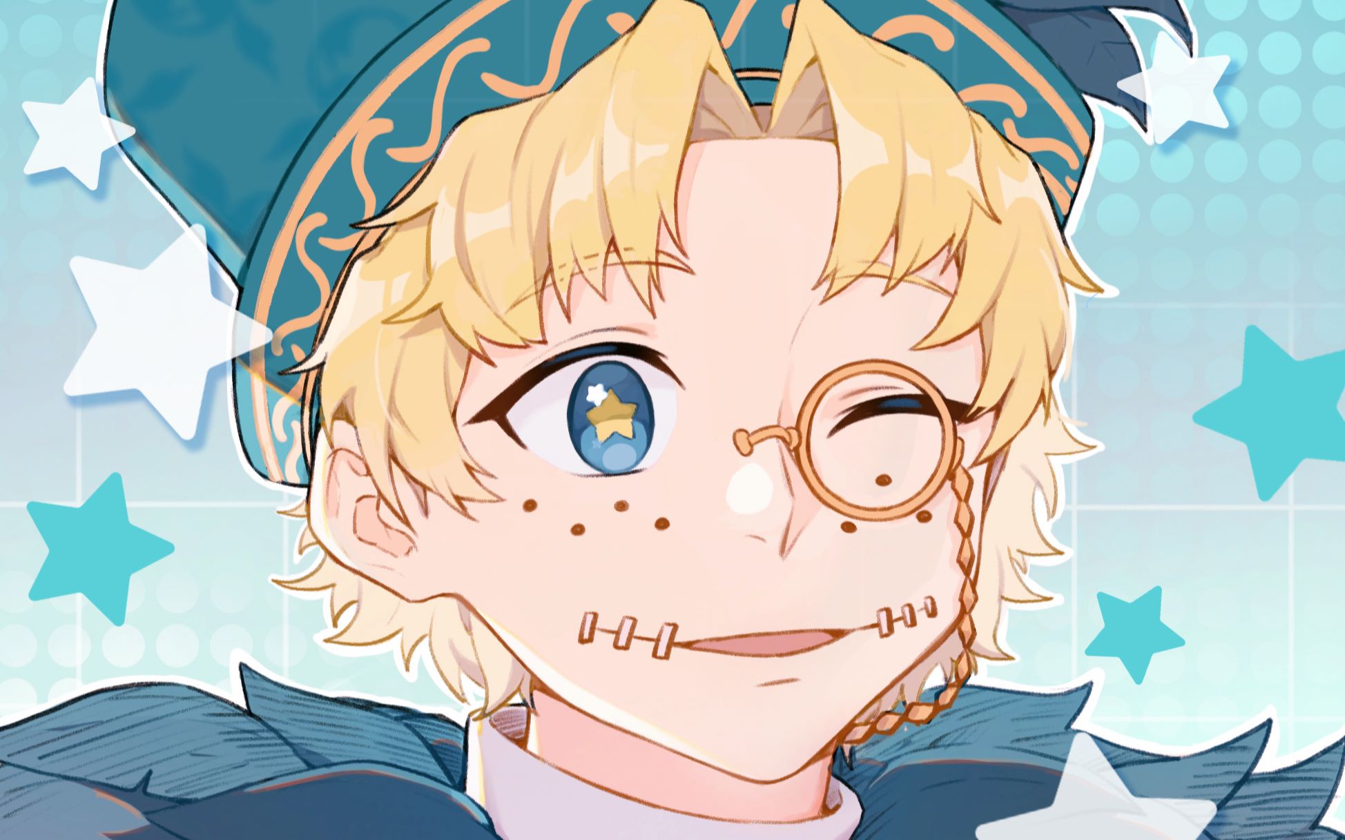 雨燕先生绘画过程