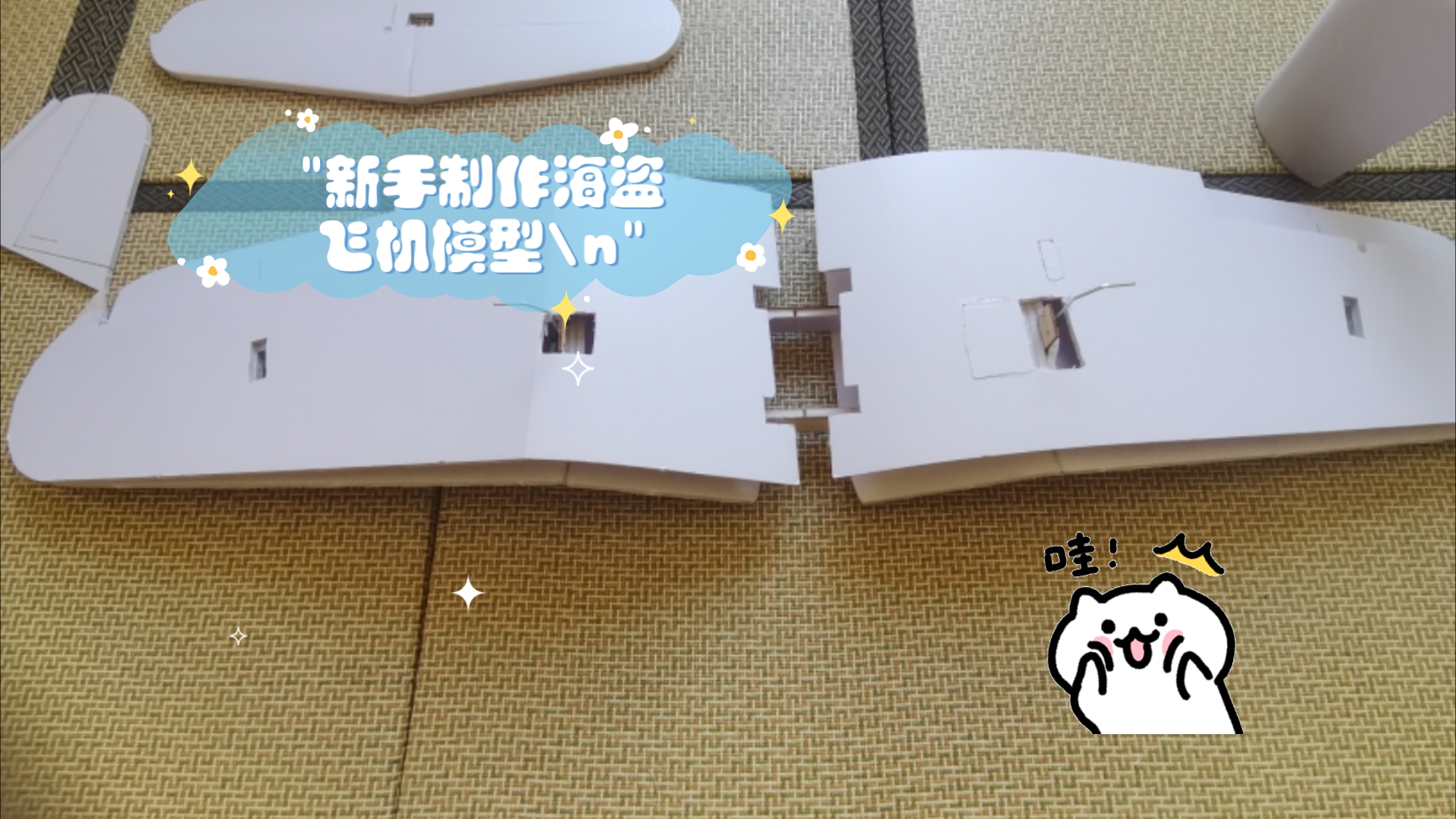 新手制作海盗飞机模型