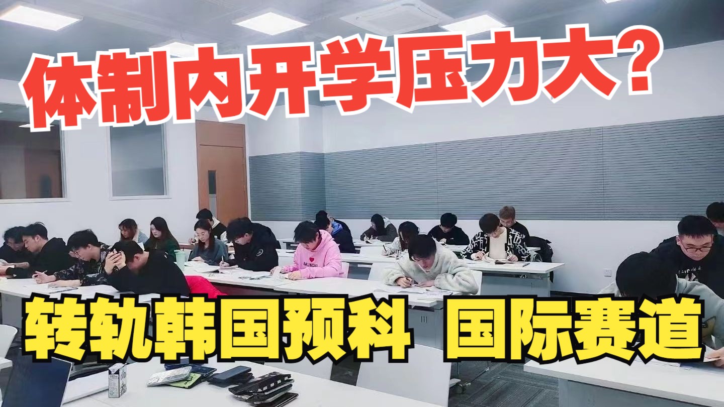 体制内开学压力大𐟘�𝬨𝨩Ÿ饛𝩢„科 国际赛道𐟌哔哩哔哩bilibili