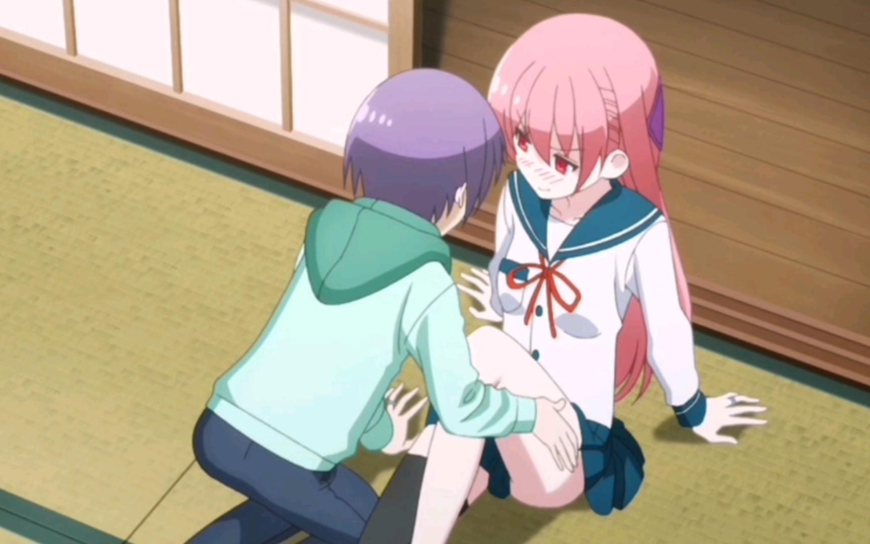 小司穿校服第二弹来啦星空:我可以摸摸你吗