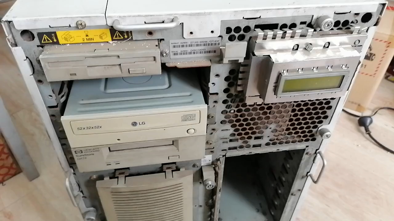 278 老HP服务器Netserver通电后是否还能启动?