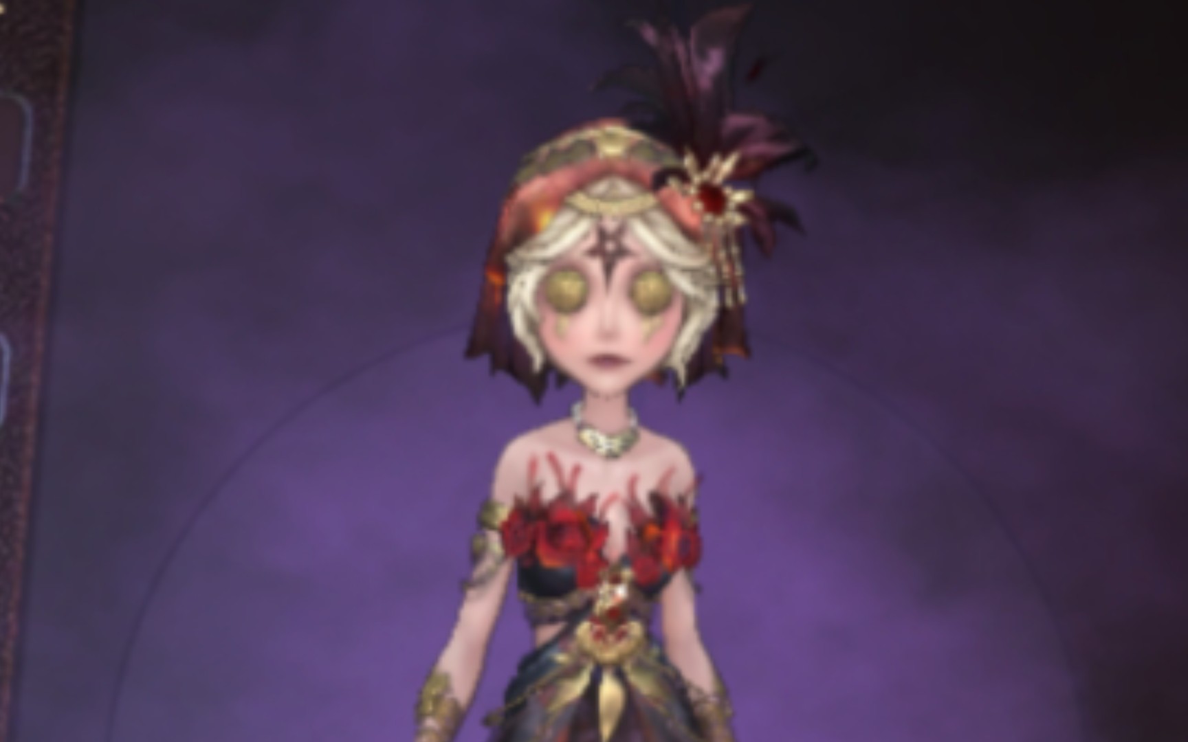 第五人格舞女紫皮诡焰搭配紫挂火火火