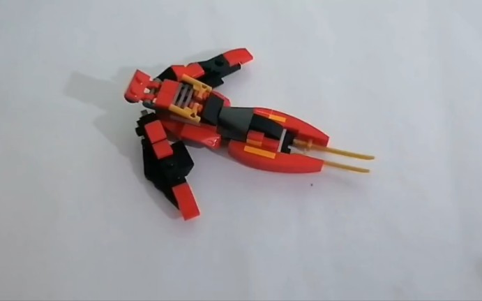 乐高幻影忍者系列30536第二模式火焰战机