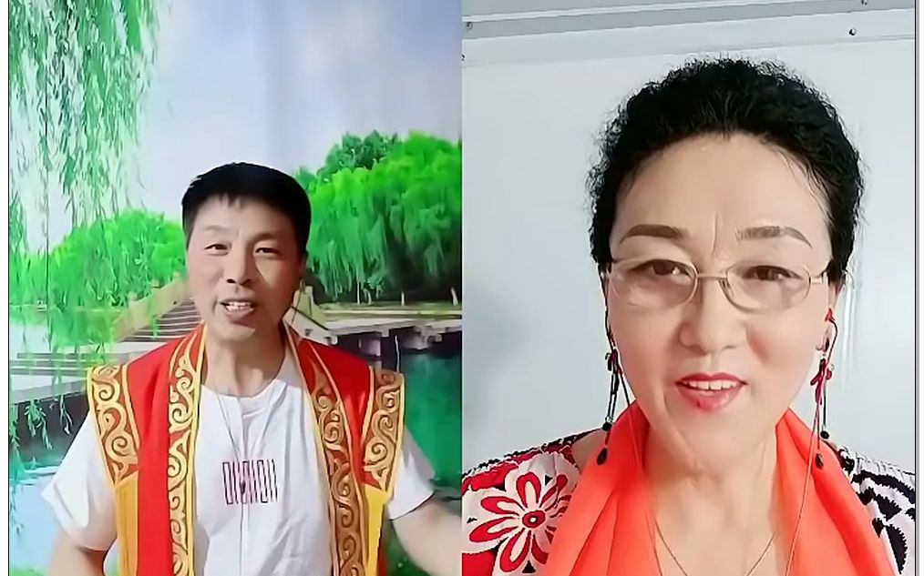 [图]男女合唱绣云间，太棒了，一起来K歌吧！