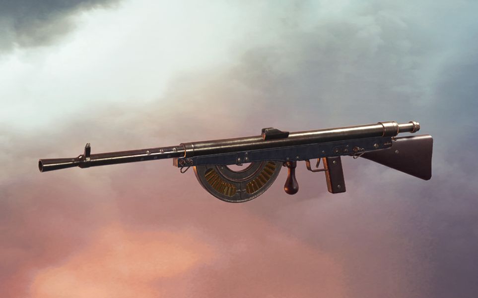 【战地1】支援兵の抗压神器,现实中却是一把屑枪--邵沙轻机枪_哔哩哔