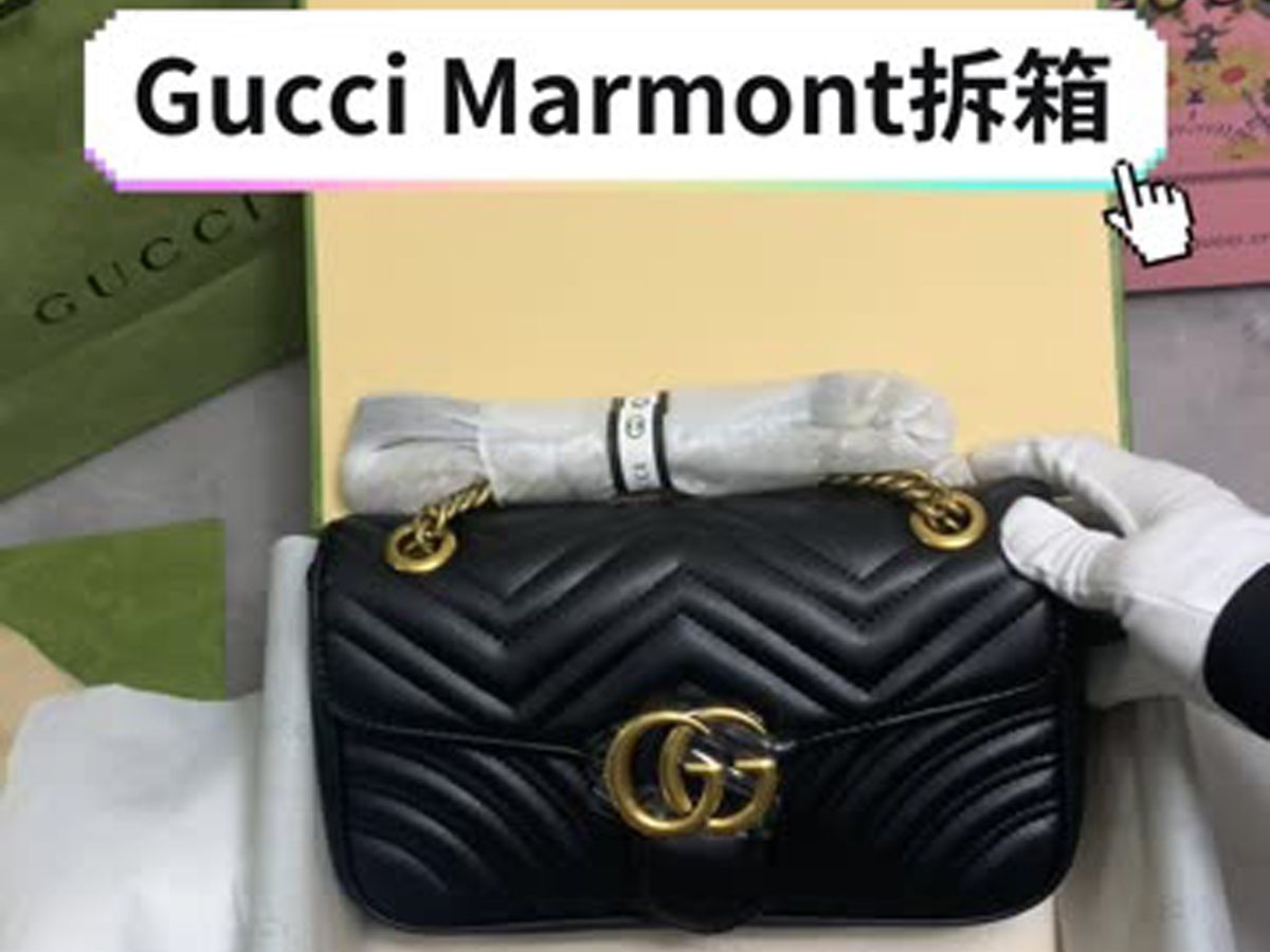 GUCCI | Marmont ,马蒙包经典耐看,众多时尚博主和明星网红必备包款!!!哔哩哔哩bilibili