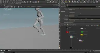 Download Video: Houdini快速移动物体生成烟尘及碰撞碎渣尘土生成工具Houdini Running Trail & Impact Dust Tool