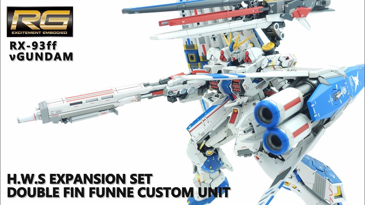 高达全涂装rg rx-93ffν hws&dff"试着以最强的ν高达为目标"牛战士