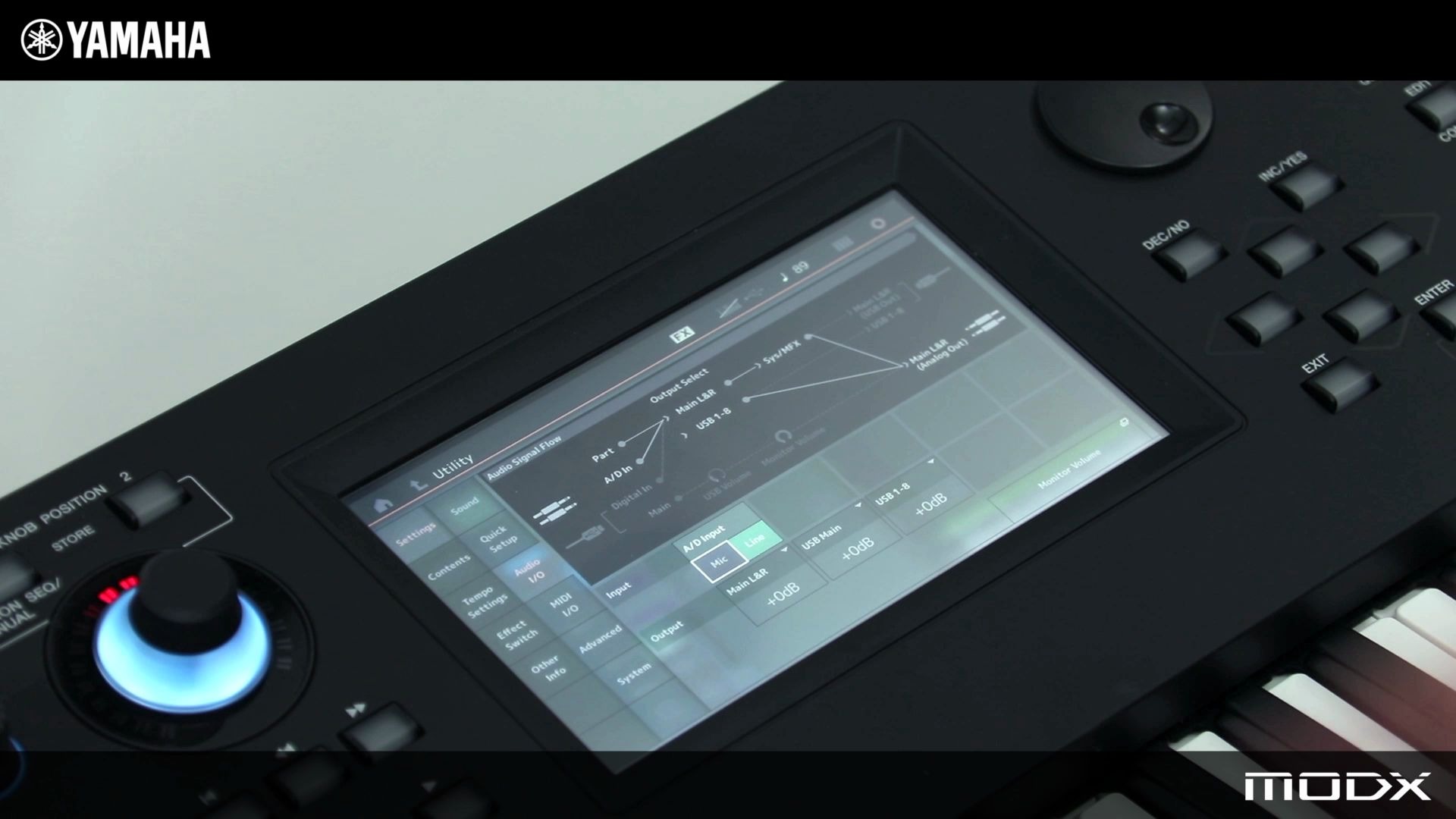 YAMAHA MODX合成器中国官方视频教程—音频接口的输入输出设置【第一键盘】哔哩哔哩bilibili