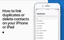 苹果支持 教程 如何在iPhone上关联重复的联系人或删除联系人— Apple Support哔哩哔哩bilibili