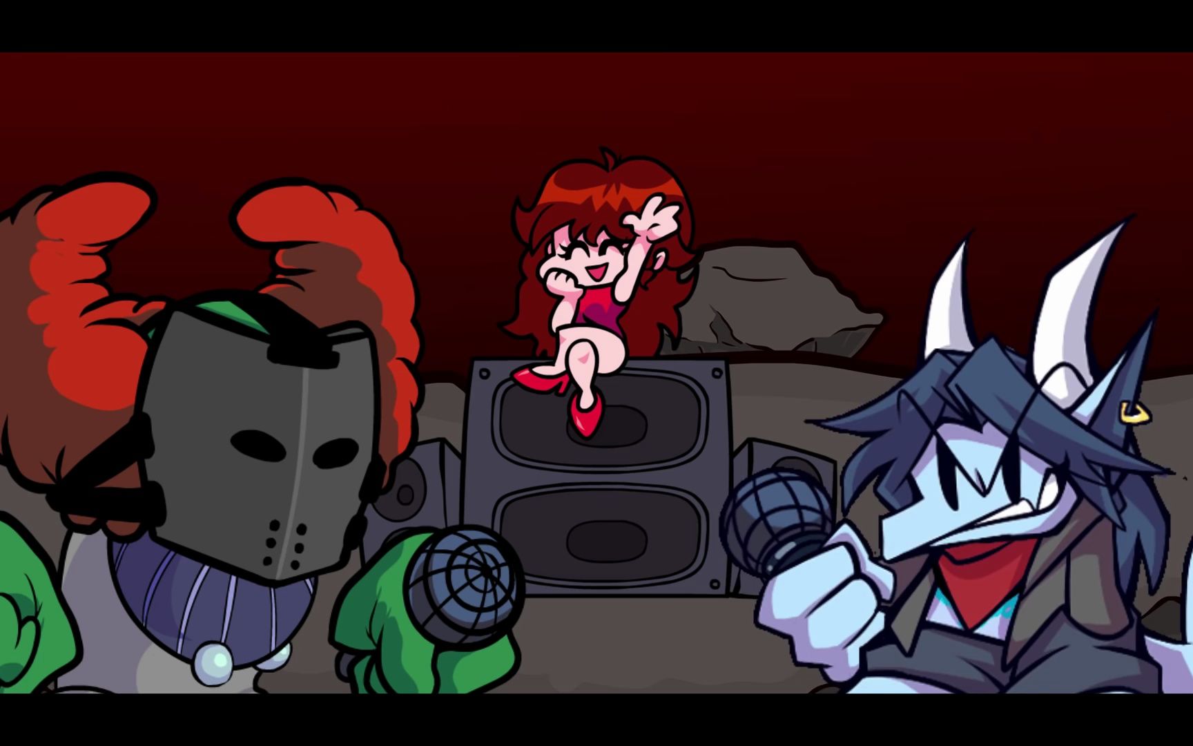 【搬自kamex巨佬】[fnf混音] tricky 模组 - improbable outset