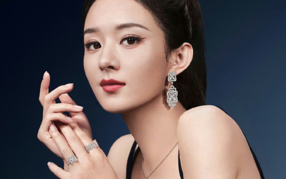 赵丽颖 debeers珠宝大片