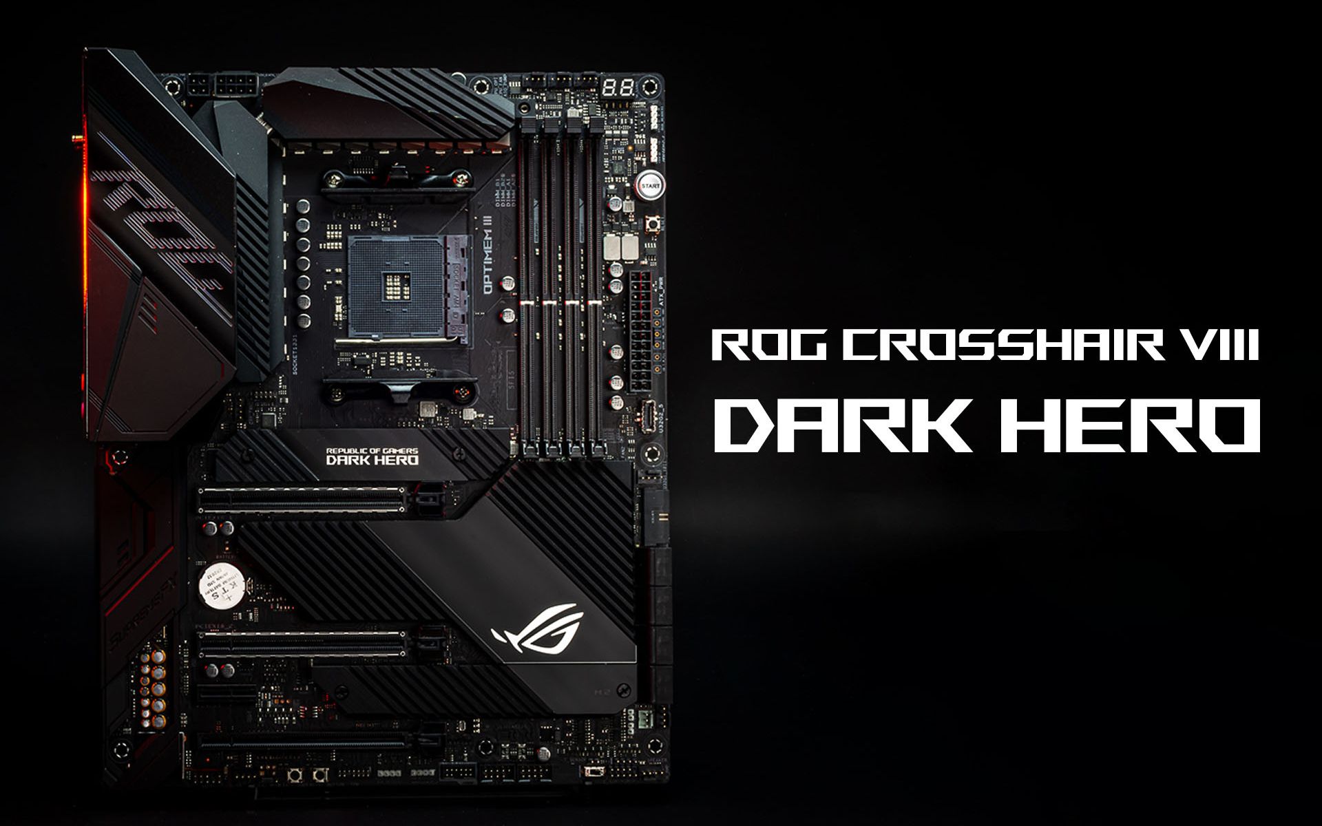 C8DH 一张快过气的X570主板凭什么卖这么贵? ROG Crosshair VIII Dark Hero哔哩哔哩bilibili