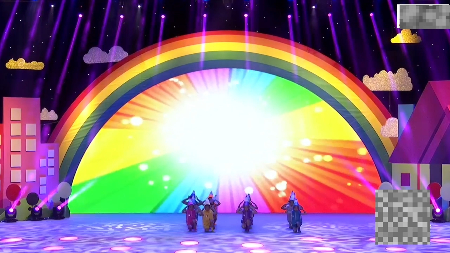 七彩画笔,少儿舞蹈表演