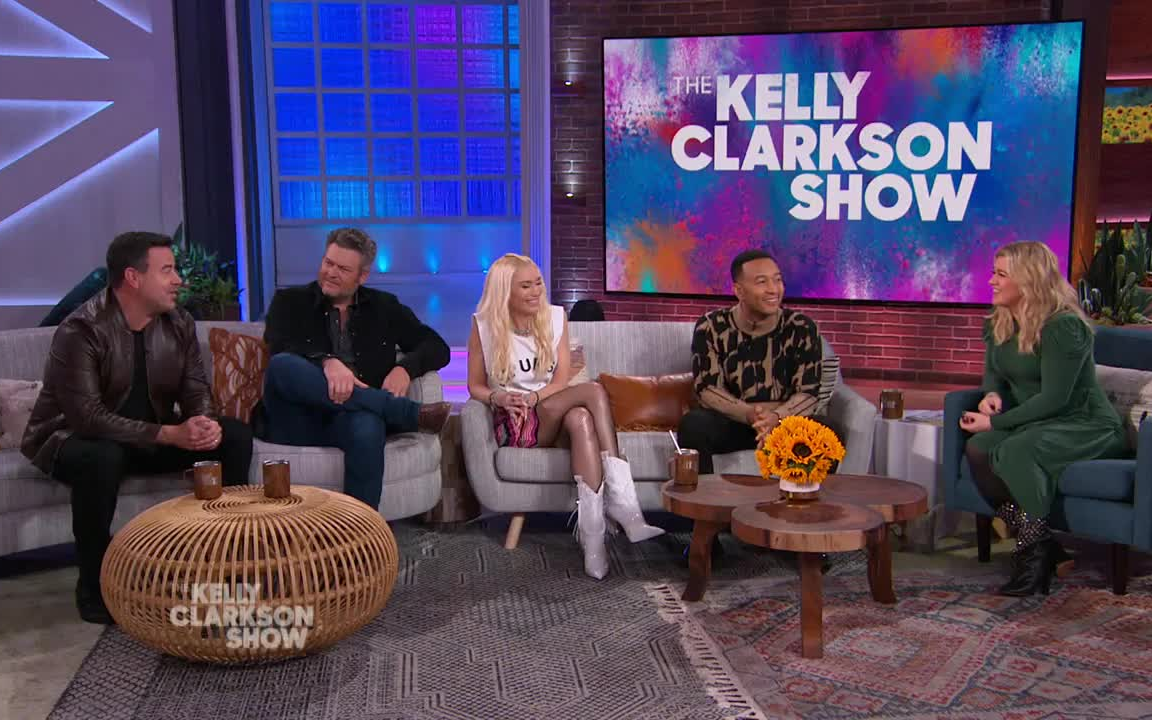 [图]【Gwen Stefani】The Kelly Clarkson Show 凯莉秀 - The Voice专场 20191121