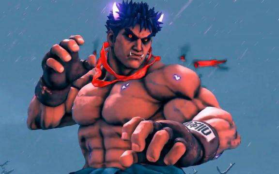 meno出品街霸5新人物kage影子隆连续技演示