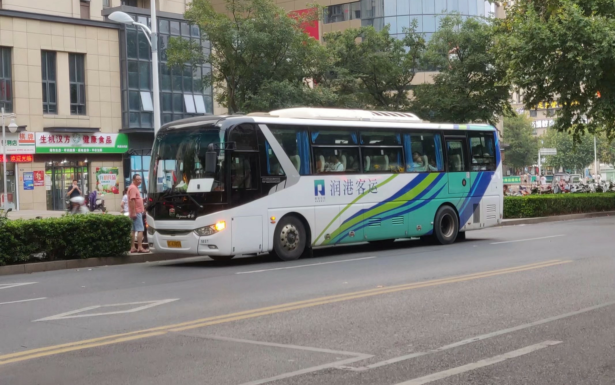 【润港客运】镇江心湖高级中学校车 心湖南门→金山公园 全程前方展望