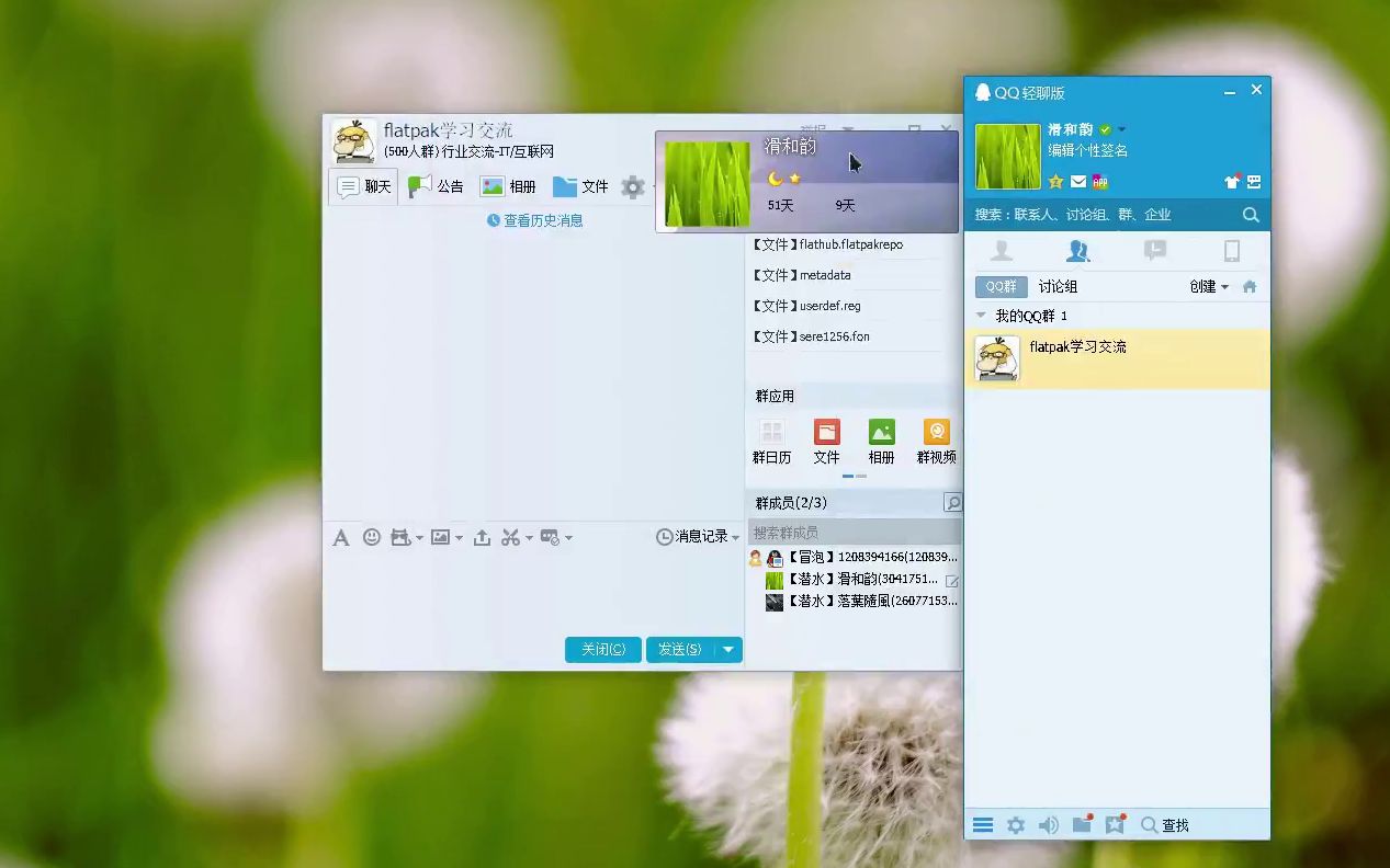 linux一键安装flatpak QQ轻聊版  Live In Linux哔哩哔哩bilibili