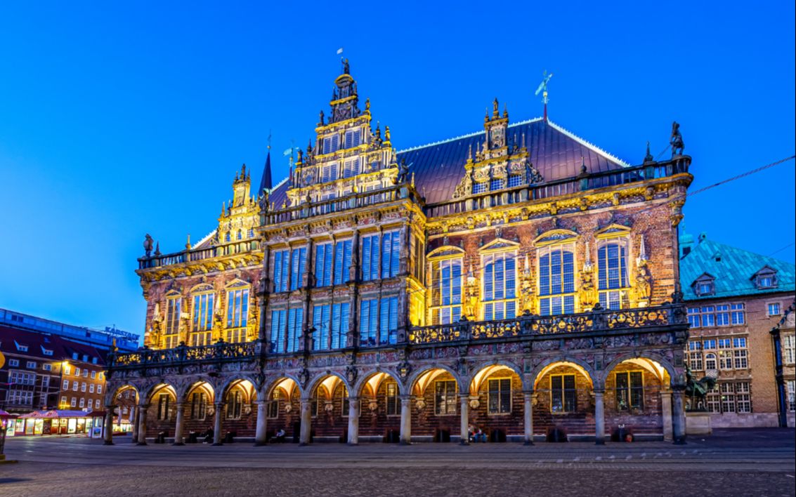 欧洲最重要的哥特式建筑之一——不来梅市政厅(bremen rathaus)