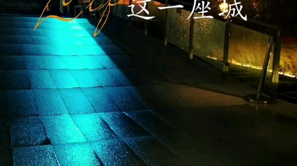 [图]冬日的雨夜，霓虹灯下，愿得一人心