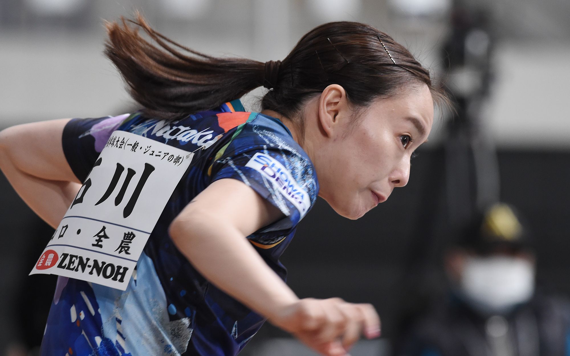 石川佳纯比赛202201272022年全日本乒乓球锦标赛女子单打第4轮石川佳