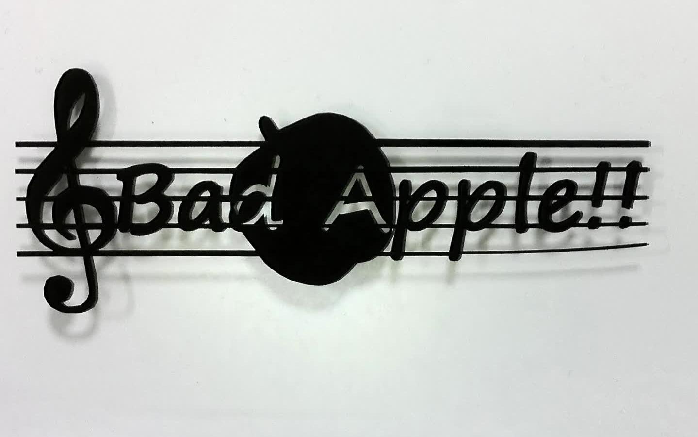 [图]（搬运）东方复兴？近期占据N站榜首的Bad Apple!!【切り絵】Bad Apple!!【ストップモーション】