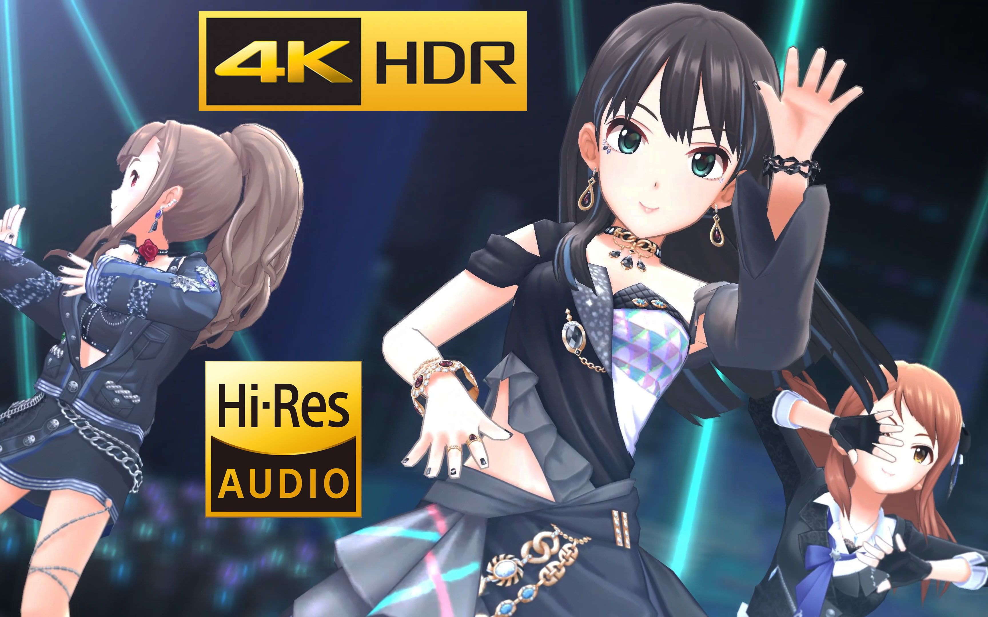 4K HDR HiRes「Trinity Field」(noir fes渋谷凛SSR)【偶像大师灰姑娘CGSS MV】偶像大师