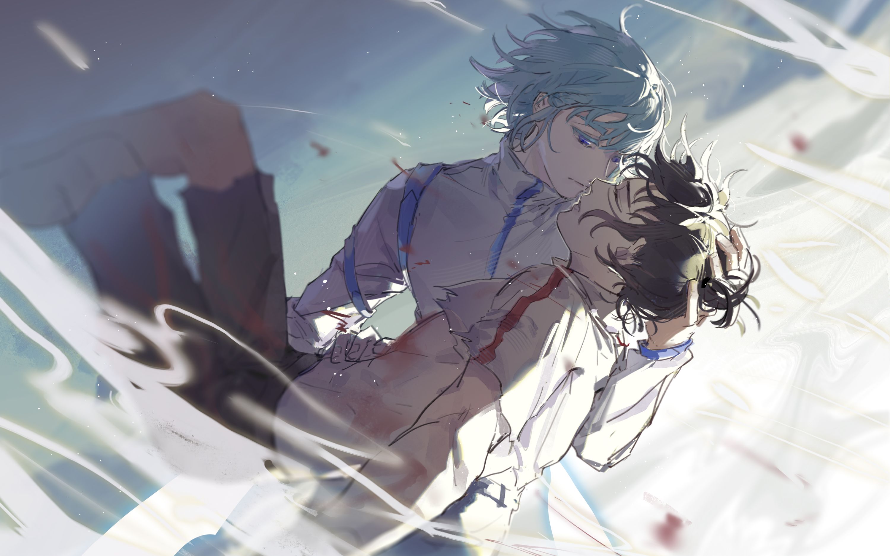 【绘画过程/夜昆】因为漫画公主抱了所以画了