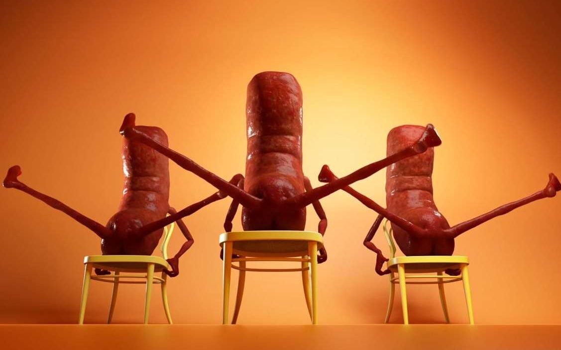 性感香肠现场电臀热舞