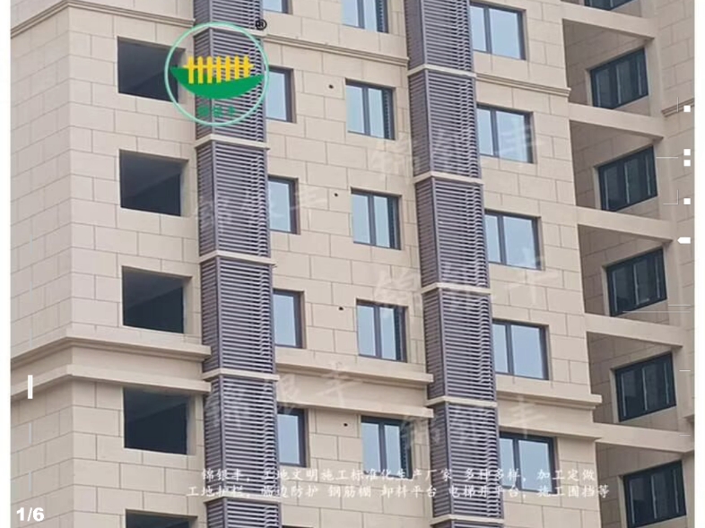 空调百叶是现在建筑工程用护窗,空调百叶样式结构可根据工地情况加工