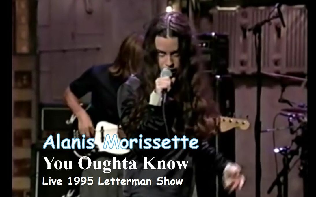 【小药丸天后的美国TV惊艳首秀】Alanis Morissette  You Oughta Know 1995哔哩哔哩bilibili