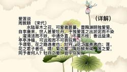 爱莲说(详解)哔哩哔哩bilibili