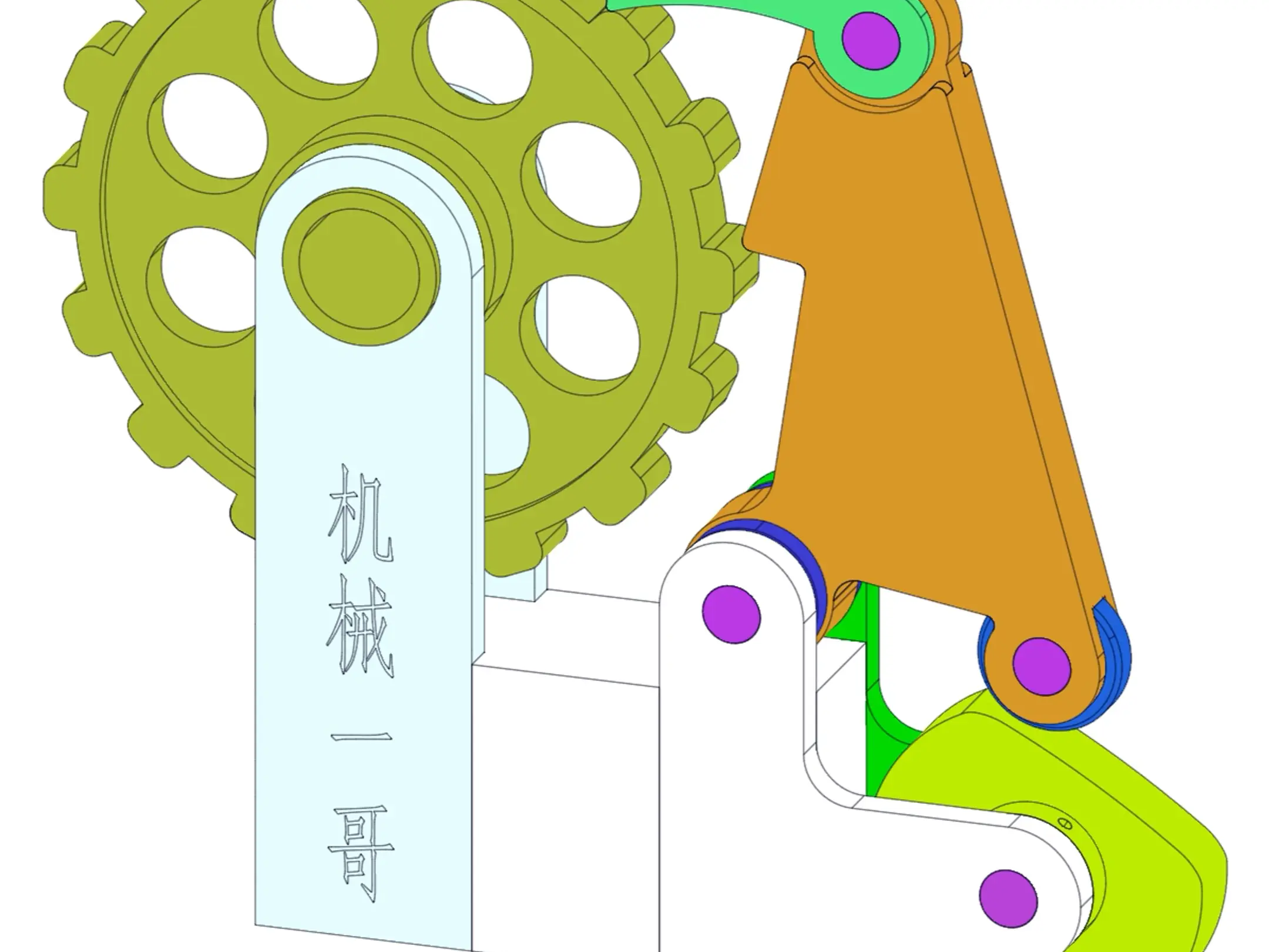 棘轮棘齿机构_哔哩哔哩_bilibili